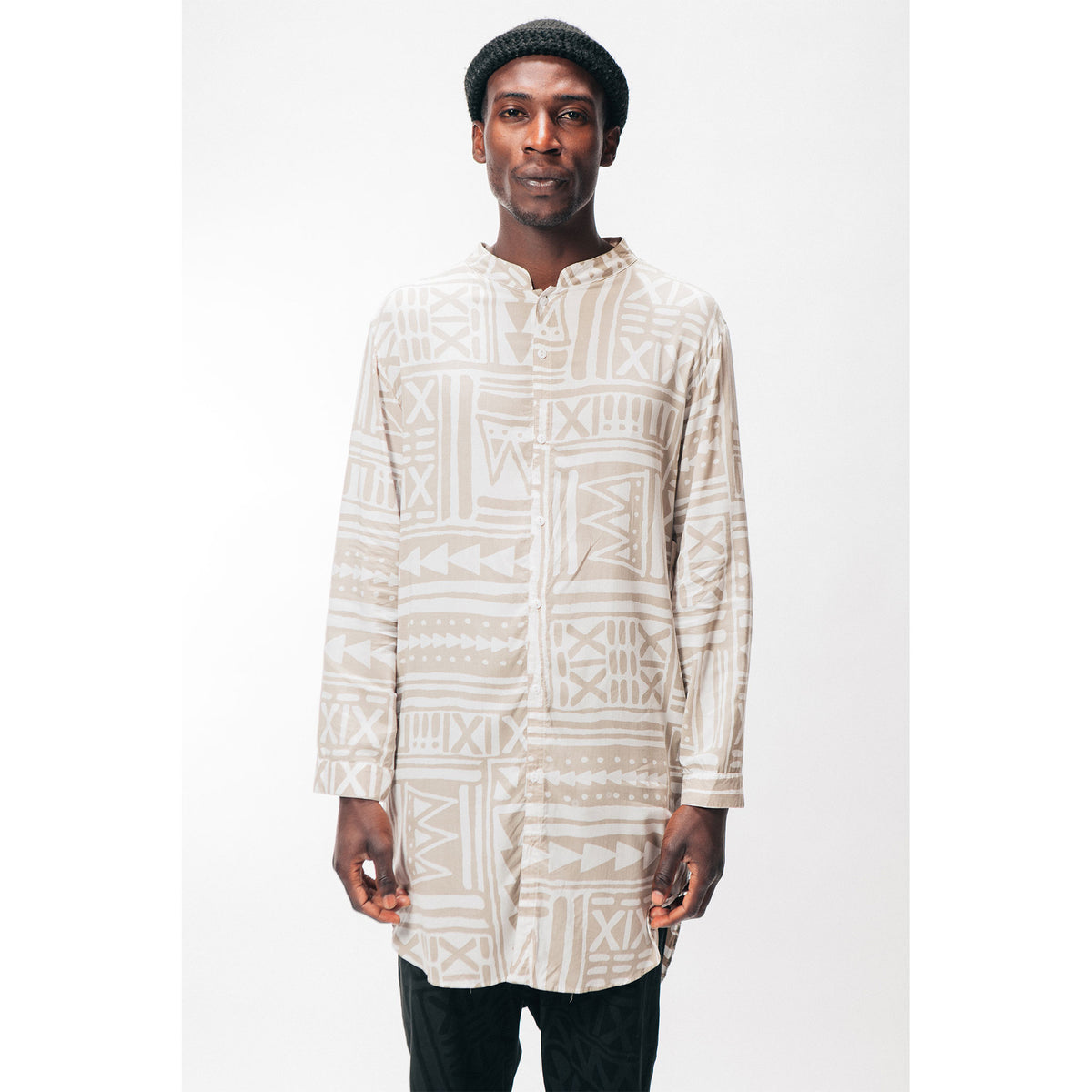 BUTTON UP TUNIC [X-TRiBE] | PEACE FITS